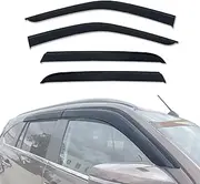 AUSGO Weathershields Compatible with Isuzu MU-X MUX 2021-Onwards, Injection Weather Shields Window Visors Wind Deflectors Sun Rain Guard 4PCS Set
