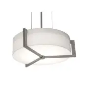 AFX APP1214MB-LW Apex 2 Light 15"W Suspension Pendant - Grey
