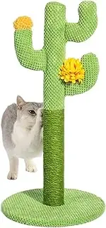Cactus Cat Scratcher Tree- Cactus Cat Scratch Tree | Cactus Scratcher Single Post, Cactus Scratching Board, Tree Cactus Scratching Post for Indoor Cats Play, for Indoor