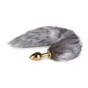 House Of Dasein Fox Tail No. 5 Gold Plug fur,gold Butt Plug Tails