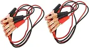 GETAJGHSD 2pcs Heavy Duty Jumper Cables Automotive Booster Power Wire for Emergency Starts Reliable Battery Cable with Clamps for Car Ignition and Fire Starting