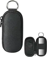 Beautyflier Heart Monitor Case Compatible with AliveCor KardiaMobile 6L, Portable Heart Monitor Bag with Spring O-Ring Keychain, Keep Clean and Protected (Bag Only)