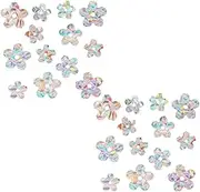 2Sheets Sun Catcher Window Clings DIY Static Cling Flower Decals for Home Decoration Non Adhesive Window Decoration Bird Safety Easy to Remove for Living