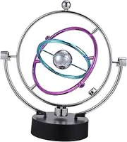 Yardwe 1 PC Creative Perpetual Instrument Magnetic Earth Model Decor Battery Educational Adornment for Science Enthusiasts Outer Space Theme Room Decoration