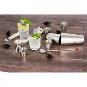 Lexi Home 16 Pcs Cocktail Shaker Home Bar Set – Complete Bartender Kit with Doub
