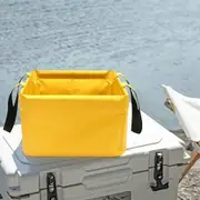 Portable Foldable Cleaning Outdoor Camping Cleaning Travel Basin Water Square Bucket Folding Bucket Suitable for Camping, Washing Dishes, Laundry, Fishing