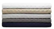 Hudson Park Collection Double Diamond 100% Pima Cotton Coverlet - FULL / QUEEN