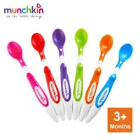 在飛比找PChome24h購物優惠-munchkin滿趣健-安全彩色學習湯匙6入