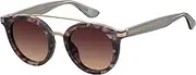 [Tommy Hilfiger] Women's Th1517s Oval Sunglasses, Hava Pink, 48 mm