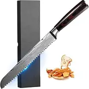8 Inch Serrated Bread Knife High Carbon Stainless Steel Cake Cutter