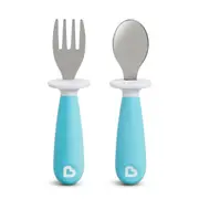 Raise Toddler Fork & Spoon Set (Blue)