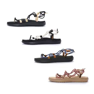 TEVA W VOYA INFINITY METALLIC 女款 織帶 休閒 涼鞋 羅馬涼鞋 彈性鬆緊帶