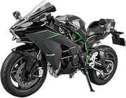 1 9 for Kawasaki H2 Alloy Motorcycle Toys for Men Boys Collection 22CM Decorative Desk Gift