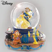 Disney Beauty And The Beast Rotating Musical Snow Globe