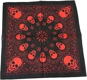 [yuksok] Skull Bandana Scarf Bandana Multifunctional Headwear Women Men Headband Novelty Stylish Wristband Neck Scarf Cowboy Head Wraps
