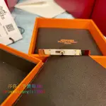 二手精品 HERMES 愛馬仕 KELLY 凱利 18K玫瑰金 半鑽 手鐲 手環 H110013B-00SH 女款