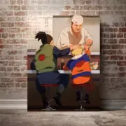 Naruto Poster Anime Peripherals Mural Canvas Painting Decoration Room 42x60cm D
