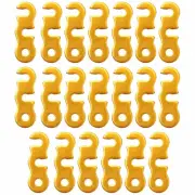 20 Pcs Drawstring Anti-slip Buckle Tents for Camping Cord Poles Pegs