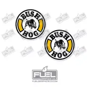 Bush Hog Premium Vinyl Decal Sticker 2-Pack - Front End Loader Attachments