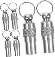 COSMEVIVI 6pcs Lightweight Pet Id Tags for Dogs Cats Lost Name Address Tags for Pet Identification Durable Portable