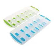 Appetito Easy Release 12 Cube Rectangular Ice Tray Set of 2