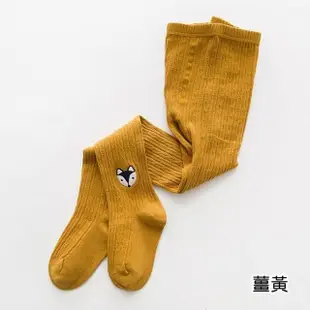 【橘魔法】卡通動物刺繡褲襪(襪子 內搭褲 兒童褲襪 童裝 女童 中童 大童 兒童)