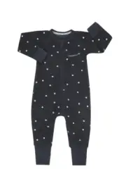 Bonds Baby Long Sleeve Poodlette Zippy Wondersuit Romper sizes 000 3 Charcoal