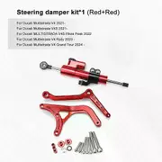 Motorcycle Stabilizing directional Steering Damper Bracket Kits For Ducati Multistrada V4 Rally Grand Tour MTS V4 S Pikes Peak Set 5
