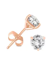 14K Rose Gold 1.25 ct. tw. Diamond Studs