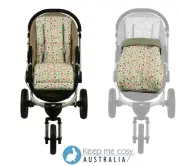 Keep Me Cosy™ Pram Liner + Footmuff 2 in 1 Set (Infant) - Paper Boat