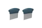 6pc Melii Luxe Boy Crinkle Cutters Assorted Blades Wavy Slicer Kitchen Tool