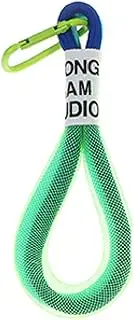 6In Fluorescent Color Key Holder Straps Rope Weave Keychain Colorful Polyester Fiber Short Keys Ring for Men Women Bags Belt/431