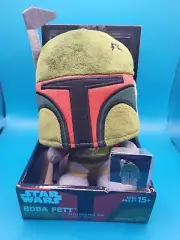Star Wars Boba Fett Stylized 7 Inch Plush With Enamel Pin Brand New