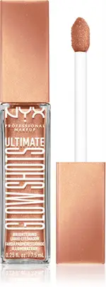 NYX Professional Makeup Ultimate Glow Shots glitter liquid eyeshadows color 08 Twisted Tangerine 7.5 ml
