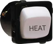 HPM Excel 10A Engraved 'Heat' Switch Mechanism White