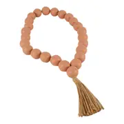 Maine & Crawford Ivelle 3cm Garland Jumbo Beads/Tassel Hanging Home Decor Pink