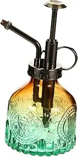 ifundom Portable Refillable Glass Plant Mister Vintage Embossed Watering Spray Bottle for Indoor Gardening for Ferns and Humidity Comfortable Grip and Durable Design Gradient