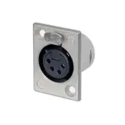 Neutrik NC4FP-1 4 Pin XLR Female Receptacle, Solder Contacts