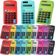 18 Pack Mini CalculatorsPocket Size Basic CalculatorsSolar Battery Dual Power...