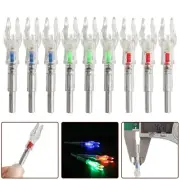 High Brightness LED Lighted Arrow Nocks Tail Vibrant Colors Recurve Bow