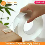 3M NANO TAPE STRONGLY STICKY DOUBLE-SIDED ADHESIVE WASHABLE