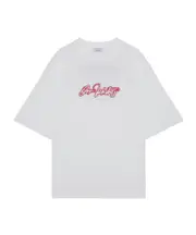 Script Outline T-shirt XS white