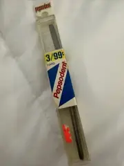 Vintage Pepsodent Hard Toothbrush In Dark Gray. Unused In Unopened Box.