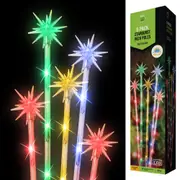 Stockholm 59CM Christmas Lights 30 LED Path Lights 5PCS Solar Starburst Multi Colour