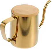 ASAKKURA Kettle Stainless Steel Coffee Pot with Handle for Home Brewing and Camping High Temperature Resistant Design Elegant and Practical Coffee Maker