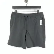 Old Navy Men Size Medium Shorts Stretch Tech Go H2O Gray Pull On Quick Dry