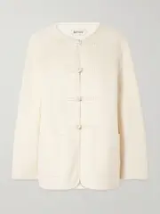 [RÓHE] RÓHE - Embroidered Wool Jacket - Off-white - FR 44 FR 44 Off-white