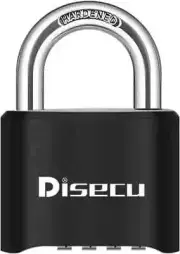 4 Digit Heavy Duty Combination Lock Outdoor Waterproof Padlock 1.