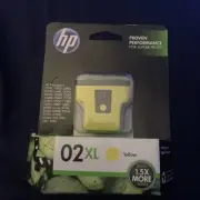 Genuine HP 02 XL Yellow Ink Cartridge NEW EXP 09/2019