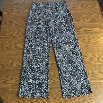 Vince Camuto ~ Iced Leopard Pants ~ Rich Black - NWT!